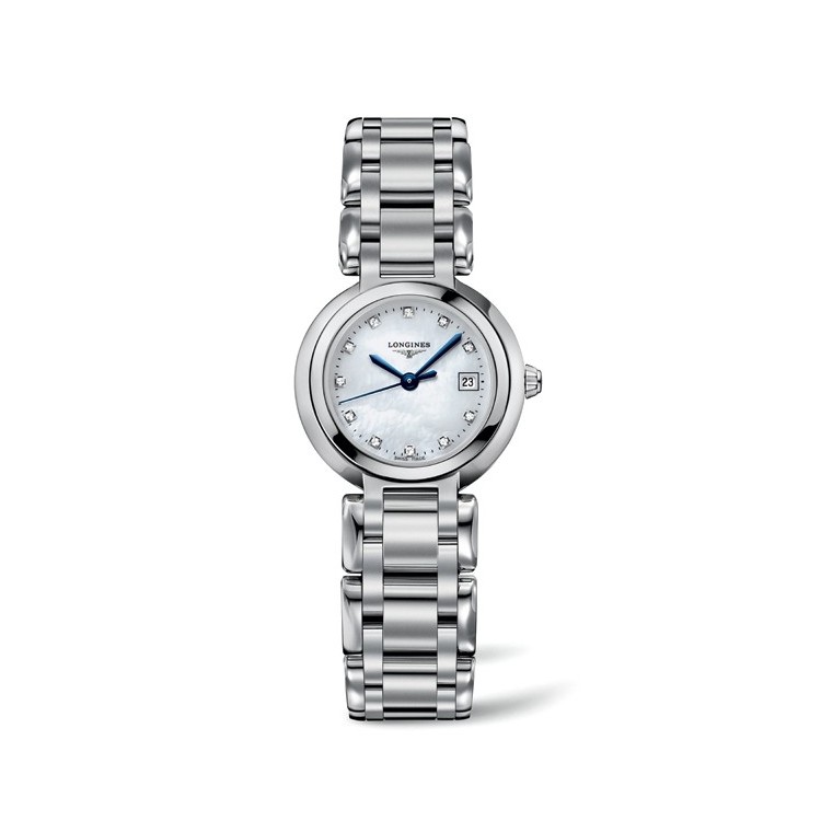 LONGINES PRIMA LUNA L8.110.4.87.6 Quarzo 26,5 mm Madreperla Diamanti