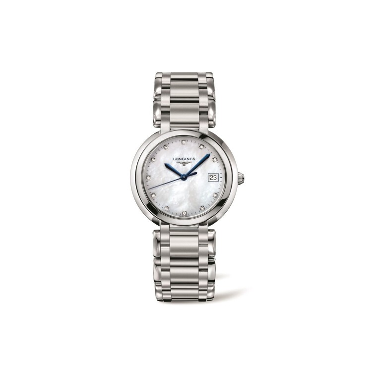 LONGINES PRIMA LUNA L8.114.4.87.6 Quarzo 34 mm Madreperla Diamanti
