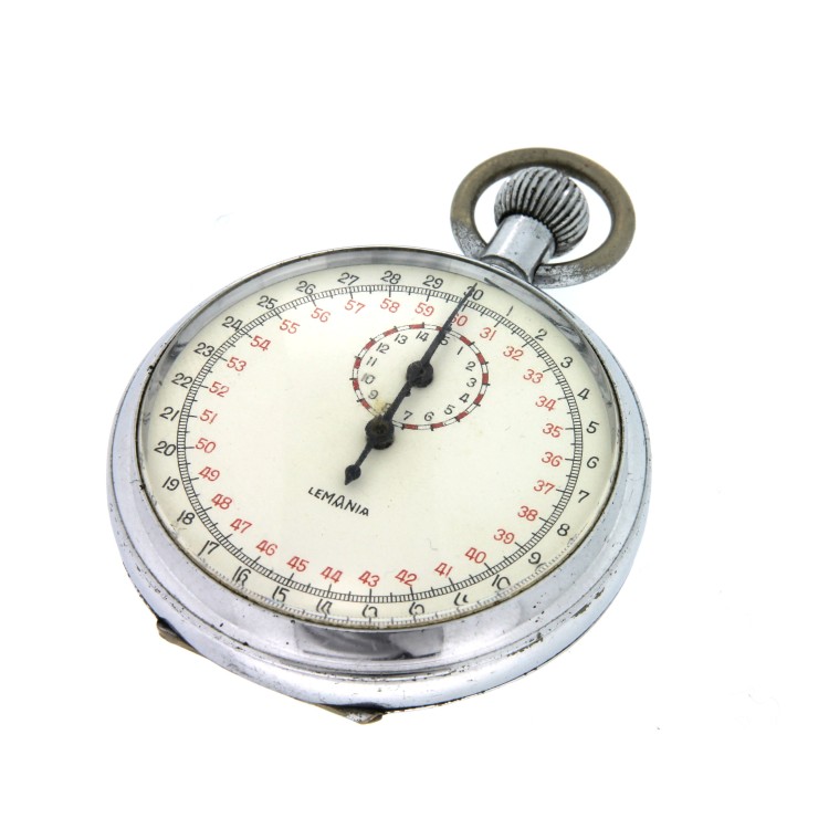 Lemania Contasecondi Meccanico 50 mm Svizzero  USATO