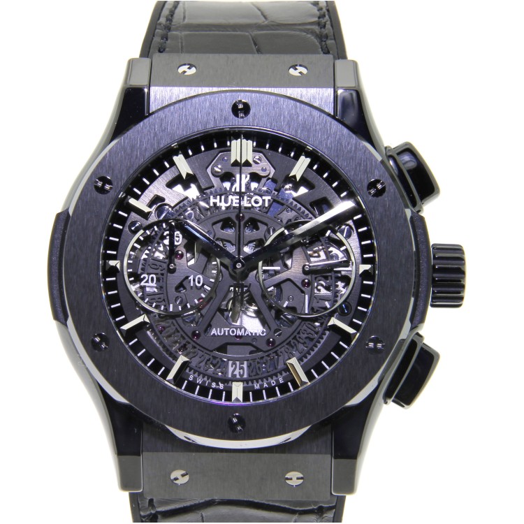 HUBLOT Classic Fusion Cronografo 525.CM.0170.LR misura 45 Ceramica nera