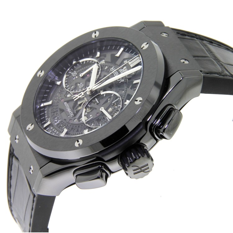 HUBLOT Classic Fusion Cronografo 525.CM.0170.LR misura 45 Ceramica nera