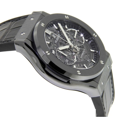 HUBLOT Classic Fusion Cronografo 525.CM.0170.LR misura 45 Ceramica nera