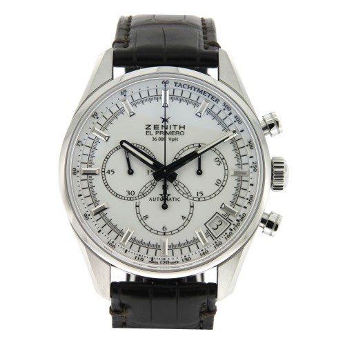 ZENITH 36.000 VPH EL Primero 03.2080.400/01.C494 misura 42 mm Cronografo