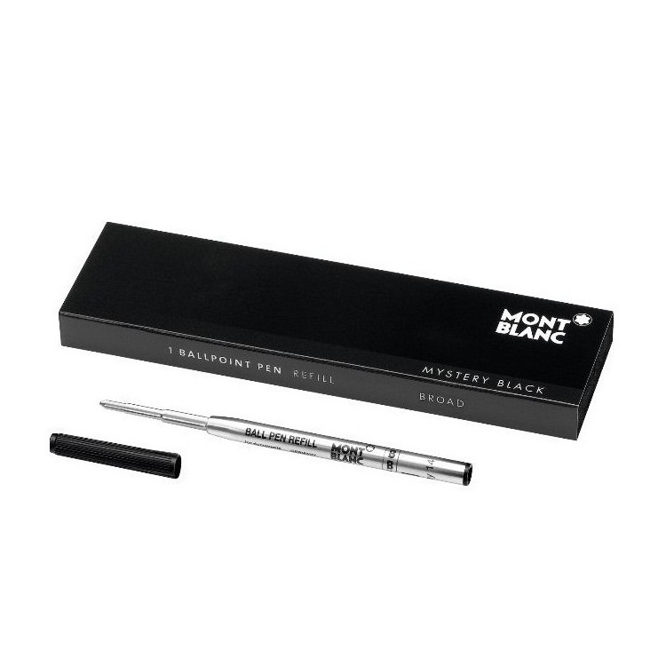 MONTBLANC Ball Pen n 1 Refil Mystery Black 105148 B Largo Penna a Sfera