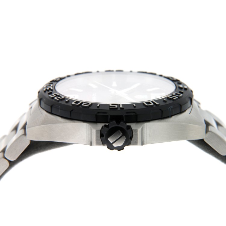 TAG HEUER F1 WAZ1110.BA0875 41 mm Nero Bracciale Acciaio