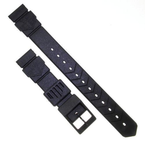 Tag Heuer Cinturino Formula 1 prima edizione 1985 in plastica BS0081 Liscio