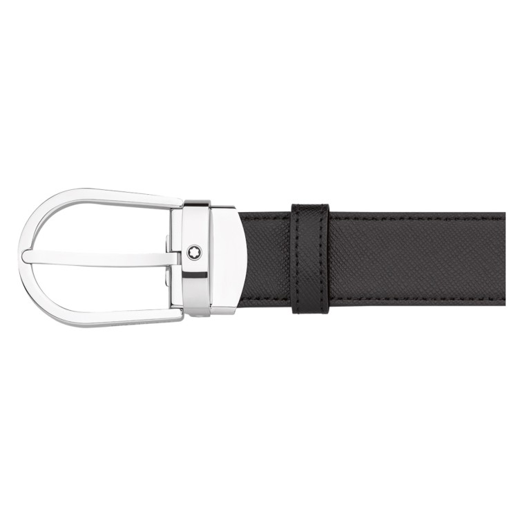 MONTBLANC Belt 113834 black Leather