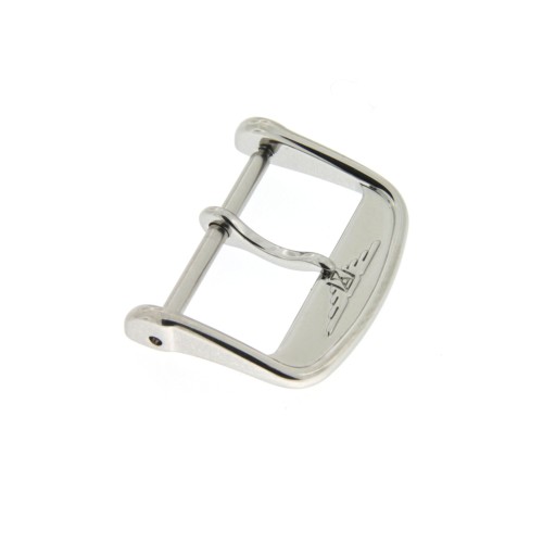  Longines Fibbia ardiglione acciaio - steel pin buckle 14 mm 