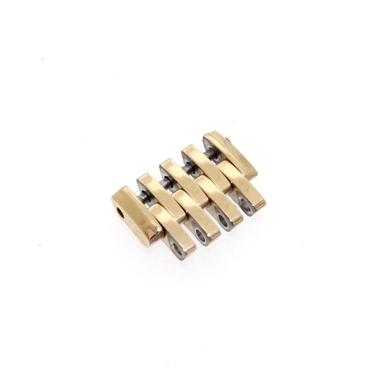 Longines maglia acciaio PVD oro rosa per La Grande Classique misure maglia 11 x 5,2 x 2,7 mm