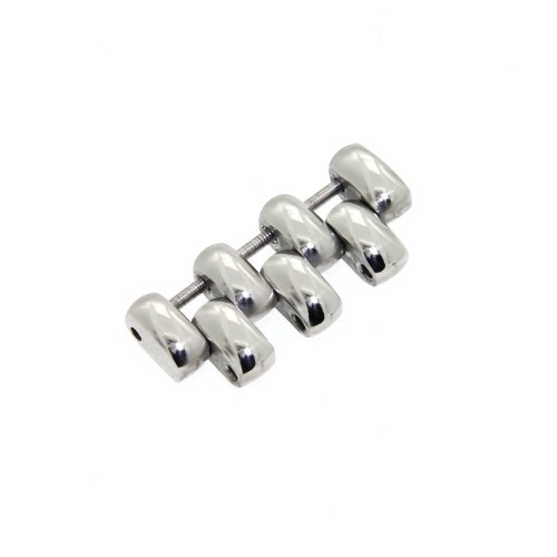 Longines maglia acciaio per Lindberg
misure maglia 19,8 x 6 x 3,4 mm