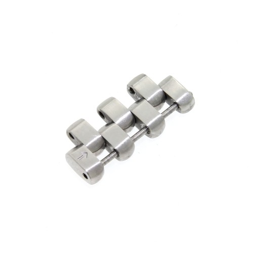 Longines maglia acciaio per Lindberg
misure maglia 19,8 x 6 x 3,4 mm