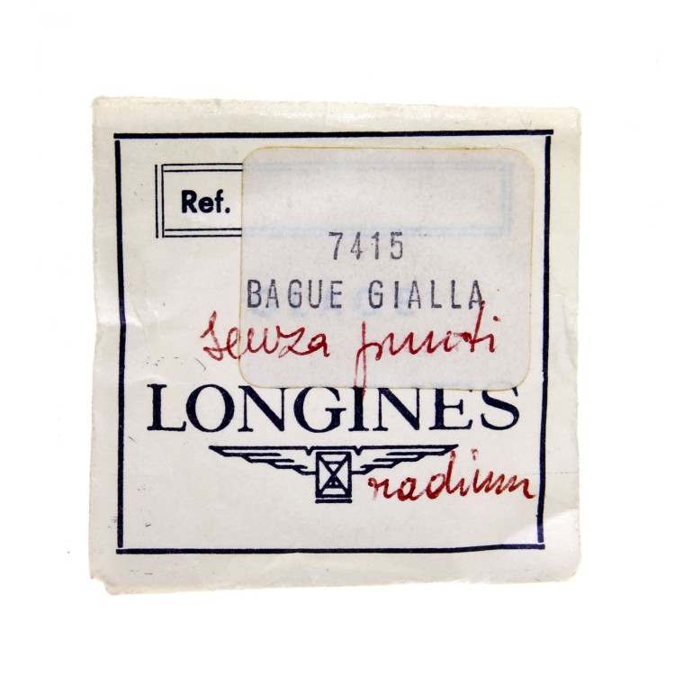 Longines Vetrino 7415 rotondo con bague gialla