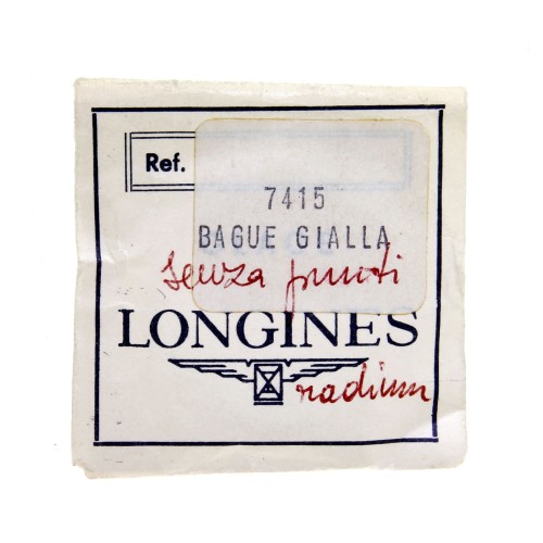 Longines Vetrino 7415 rotondo con bague gialla