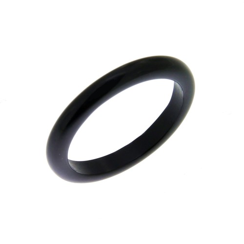 ANELLO Onice Nero Naturale 2,7 mm