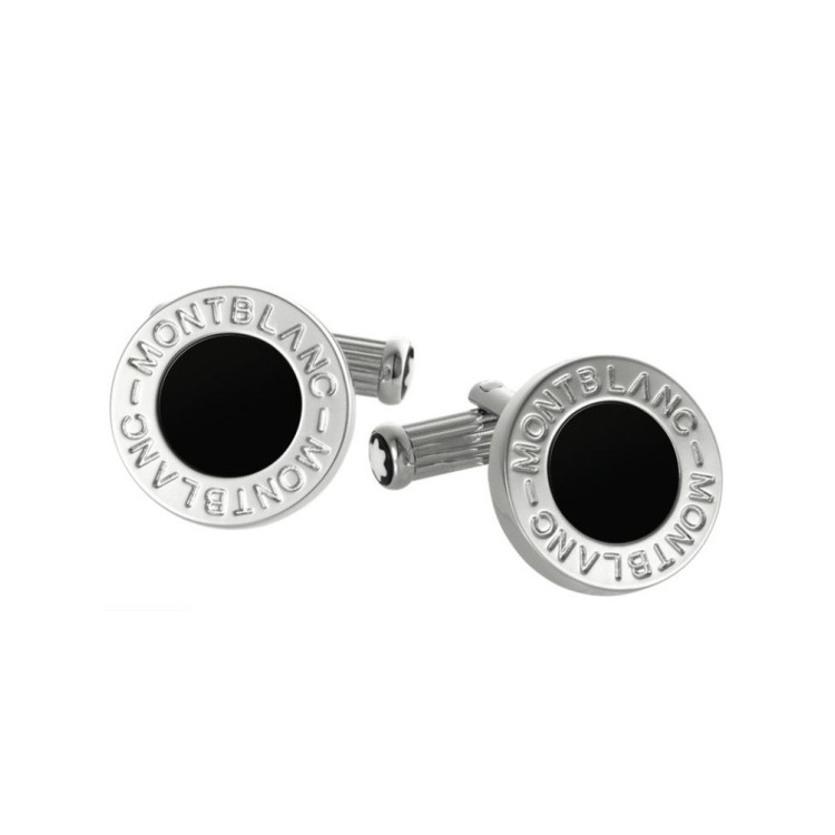 MONTBLANC Cufflinks Cuffs 107463 Onyx