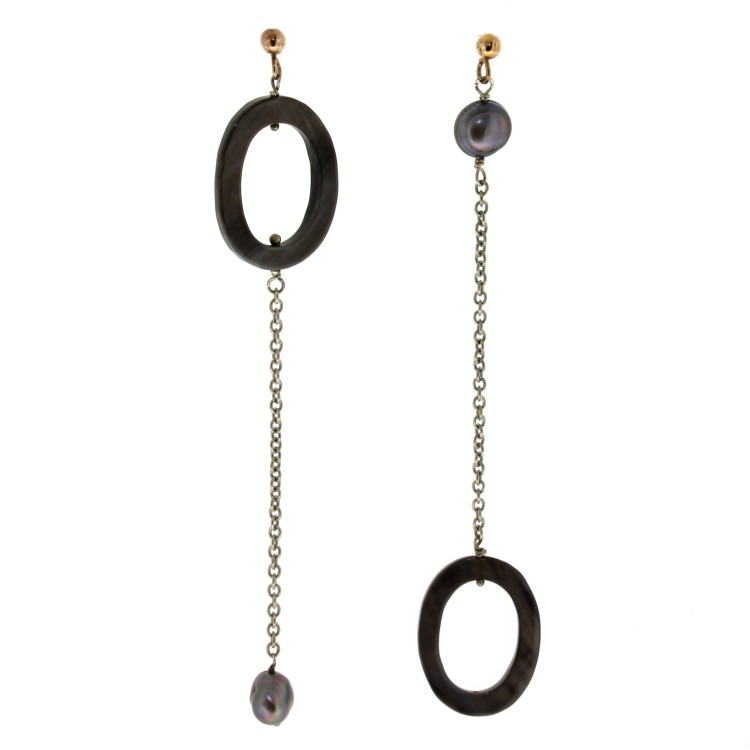 Orecchini Madreperla Perle Argento cod 179