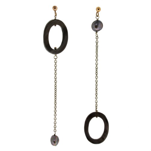 Orecchini Madreperla Perle Argento cod 179