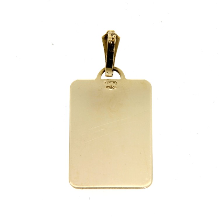 Medaglia MADONNA Incisa Oro 18 kt