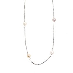 Collana Chanel 47 cm Perle 6,5 mm Oro 18 kt 7,9 gr 2