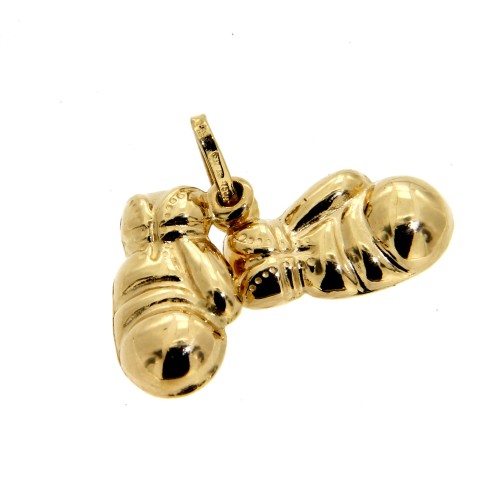 Pendente Guanti da Box 14,3 x 8,1 x 4,8 mm Oro 18 kt 2,5 gr