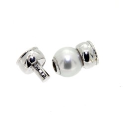 Chiusura Perle con Perla 7,5 mm Oro 18 kt 2,9 gr 2
