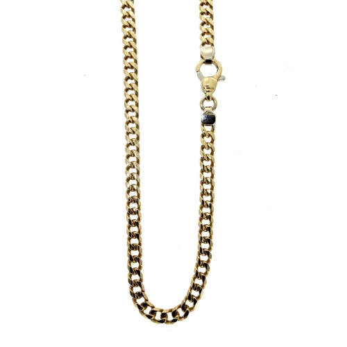 Collana Grumetta Piena 53,5 cm Oro 750 18 kt 41 gr