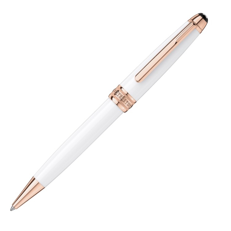 MONTBLANC MEISTERSTUCK Solitaire 113325 White Red Gold PVD ballpoint Pen
