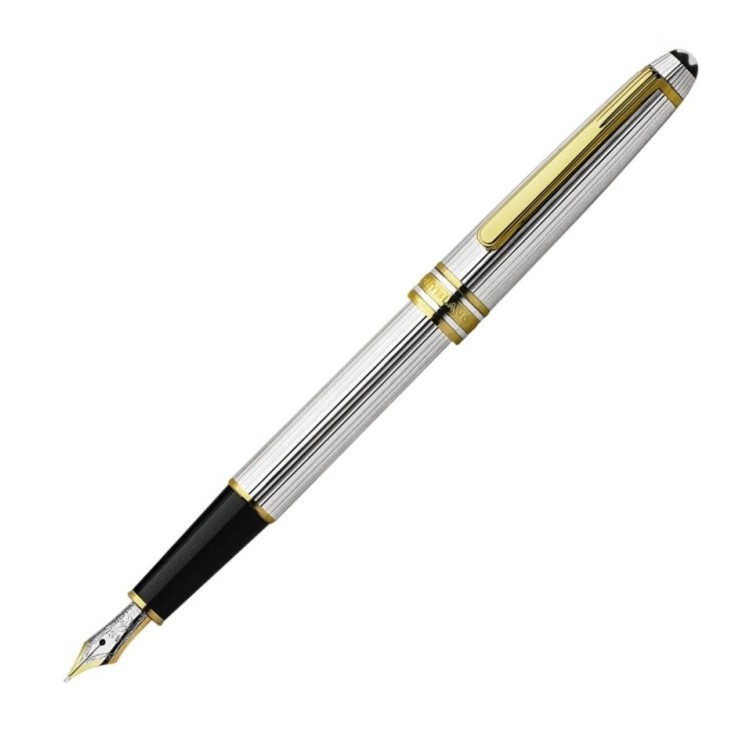 MONTBLANC MEISTERSTÜCK Solitaire 11738 Stilografica pennino M Argento 925