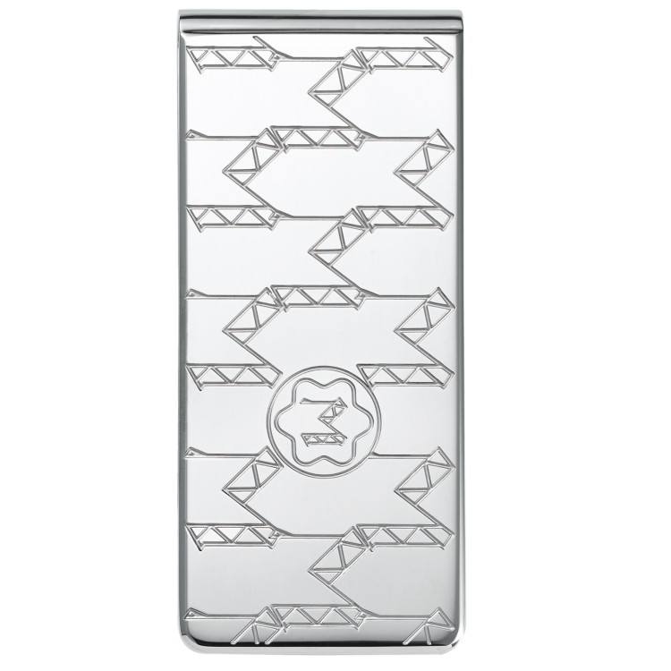 MONTBLANC Money Clip Fermasoldi 112996 Acciaio