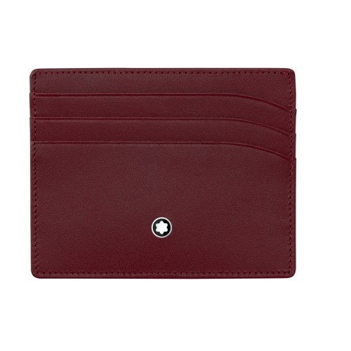 Meisterstruck MONTBLANC 114558 Porta 6 CC pelle Bordeaux