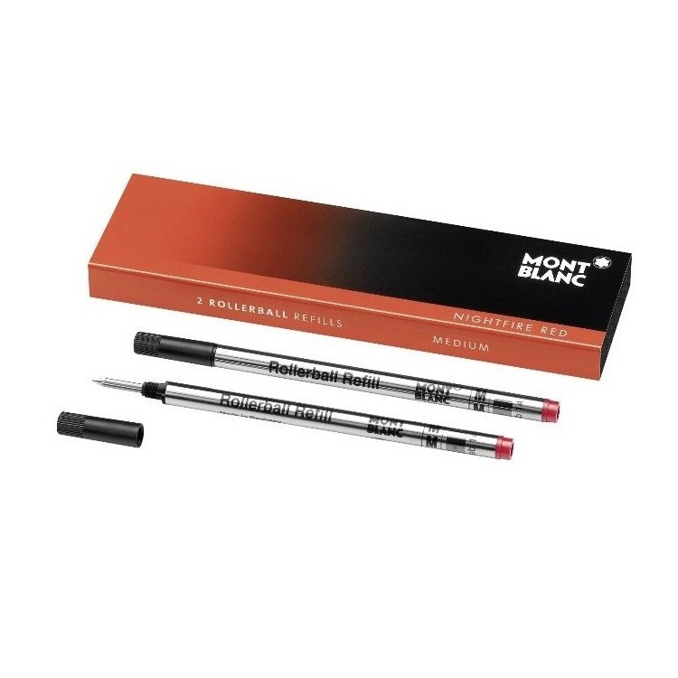 MONTBLANC Rollerball n 2 Refil per Penna Roller Rosso 105160 M Medio