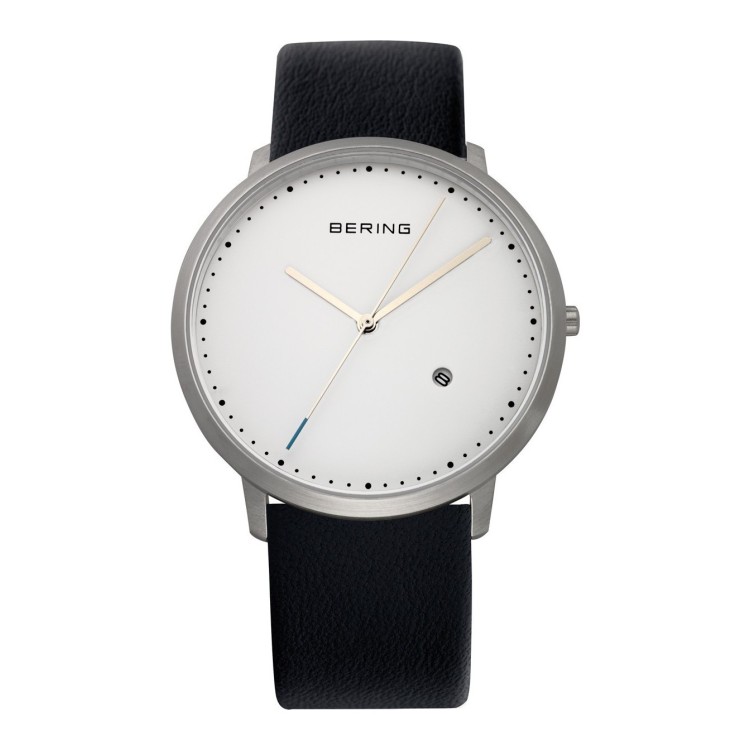 BERING Sapphire Crystal, 11139-404 misura 39 mm Steel Case, Date Indicator, Cal