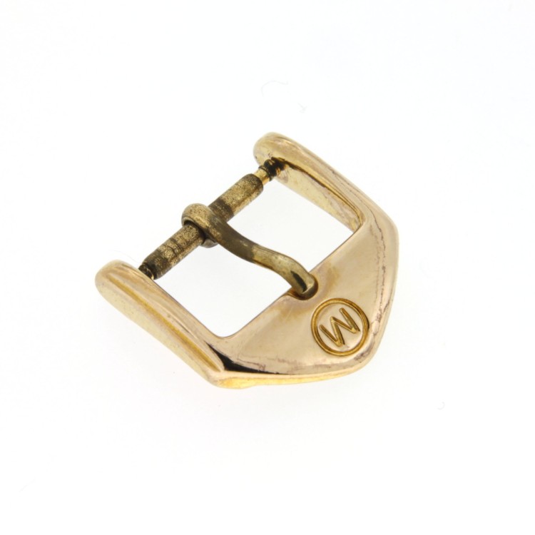 Movado Fibbia ardiglione placcato oro 14 mm