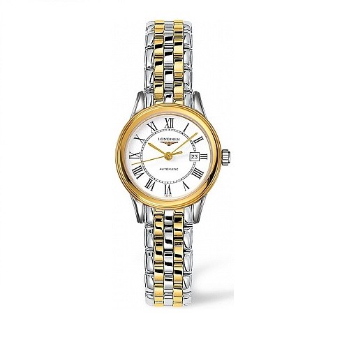 LONGINES Classico FLAGSHIP L4.374.3.21.7 Automatico 30 mm acciaio e PVD