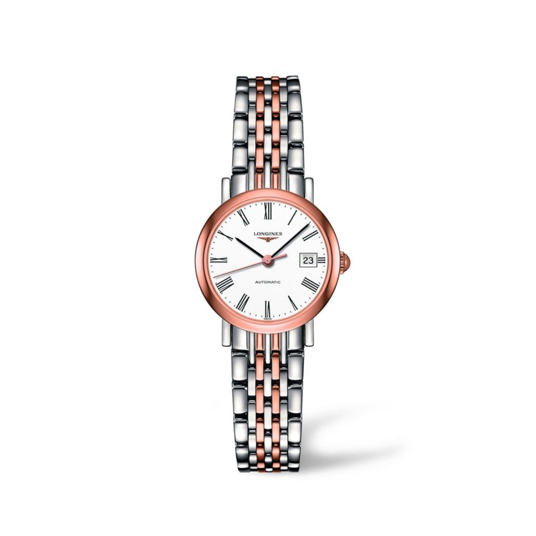 LONGINES ELEGANT COLLECTION L4.309.5.11.7 Automatico Acciaio Oro  25.5 mm