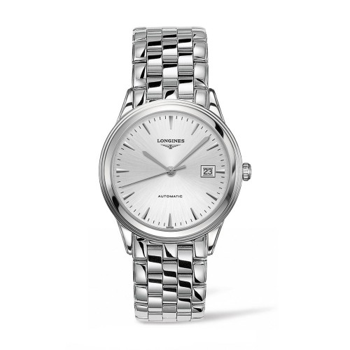LONGINES Classico FLAGSHIP L4.874.4.72.6 Automatico acciaio bracciale silver indici  38,5 mm