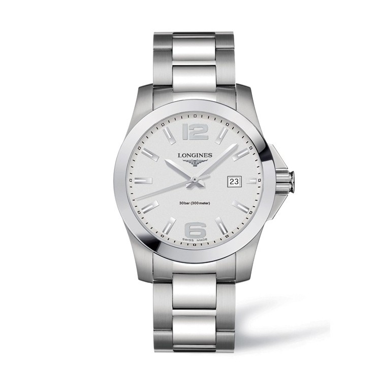 LONGINES CONQUEST L3.759.4.76.6 41 мм Кварцевые