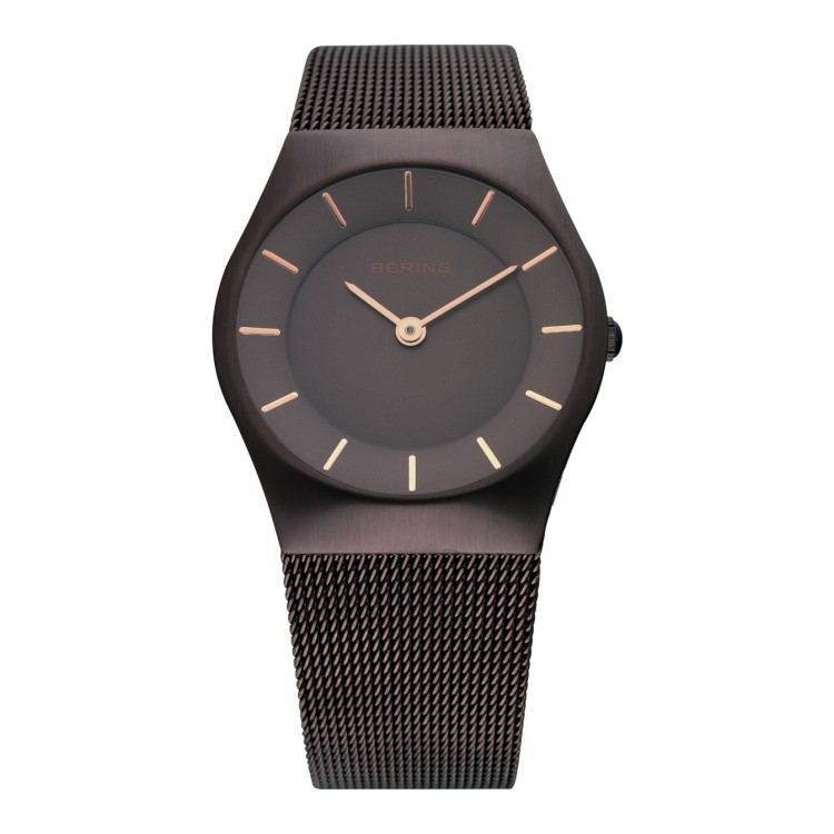 BERING Sapphire Crystal, 11930-105 misura 30 mm Steel Case, Mesh Band Case: Bro