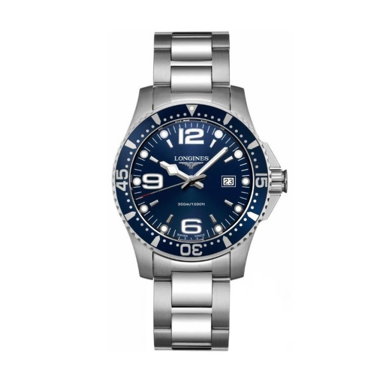 LONGINES HydroConquest L3.730.4.96.6 Quarzo 39 mm Blu.