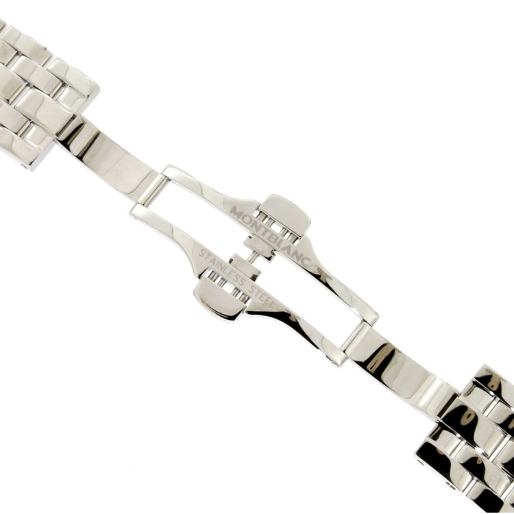 Montblanc Bracciale 113503 per serie Tradition cassa da 36 mm ansa 18 mm.