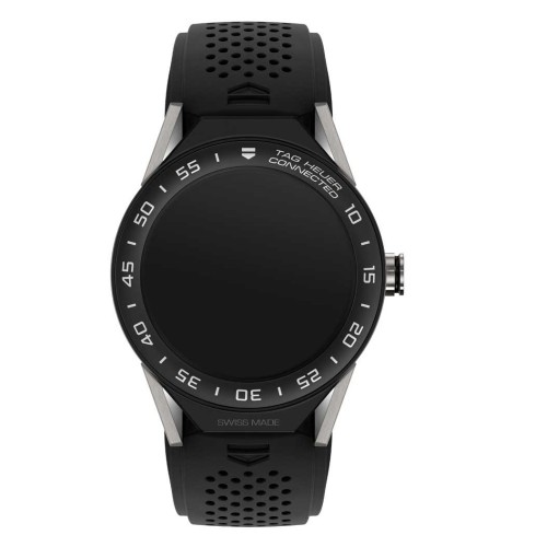 TAG HEUER CONNECTED MODULAR 45mm SBF8A8001.11FT6076 cassa titanio lunetta Ceramica.