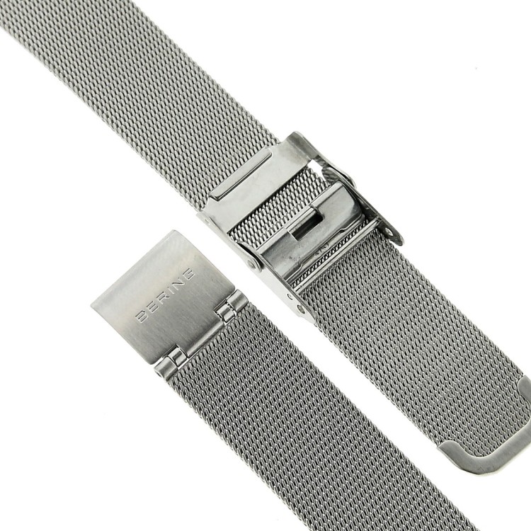 BERING Bracciale SY-20-75-110-20 acciaio maglia milano misure ansa 20 fibbia 16 mm.