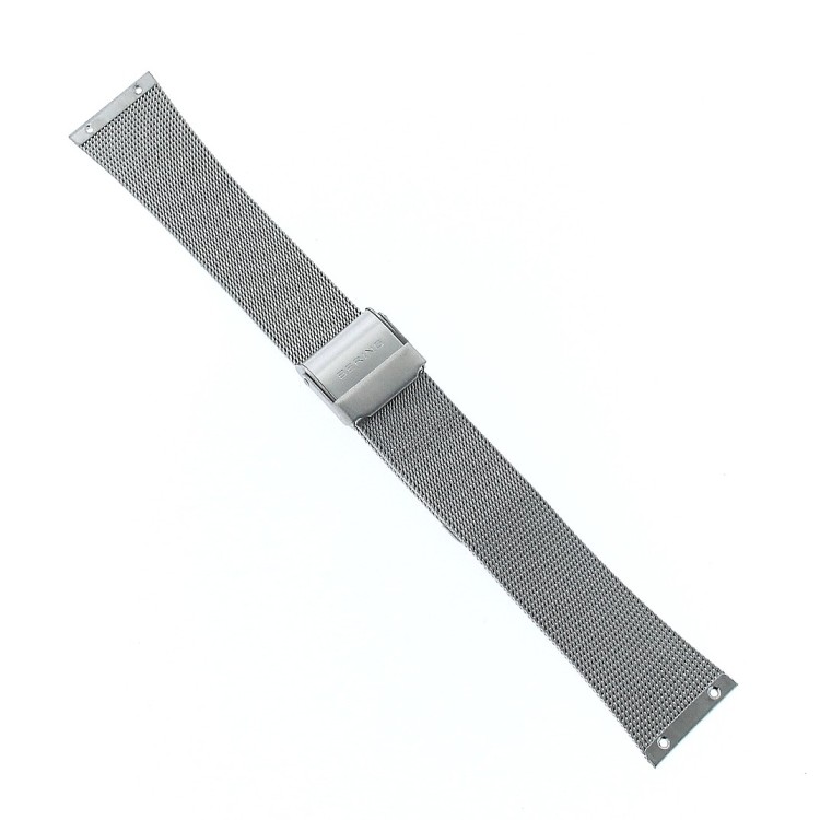 BERING Bracciale SY-20-75-110-20 acciaio maglia milano misure ansa 20 fibbia 16 mm.