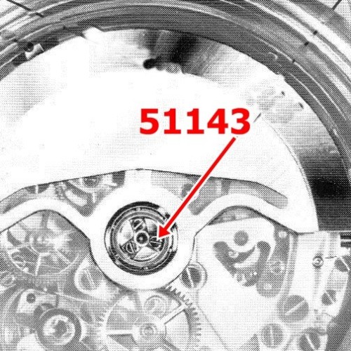 Zenith El Primero 400 Ricambio Z5106.400 n° 5 viti massa oscillante