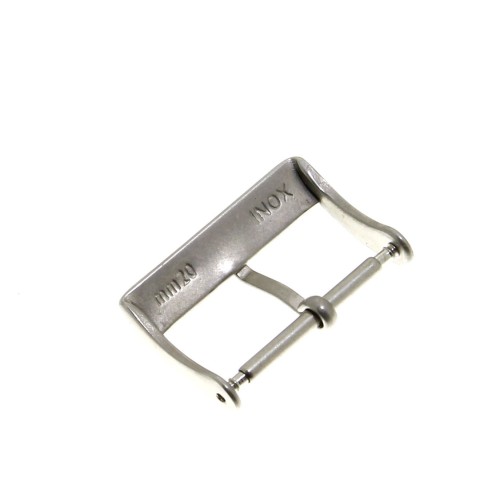 Morellato Fibbia ardiglione in acciaio anallergico 20 mm finitura Sabbiata
