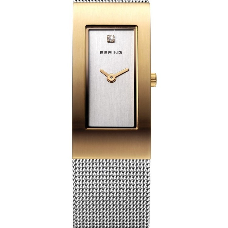 BERING Steel Case, 10817-001 misura 17 mm Swarovski, Sapphire Crystal, Mesh Ban