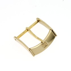 Zenith Fibbia ardiglione acciaio placcato oro 18 mm