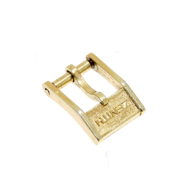 Zenith Fibbia Vintage ardiglione lunga  placcato oro 8 mm