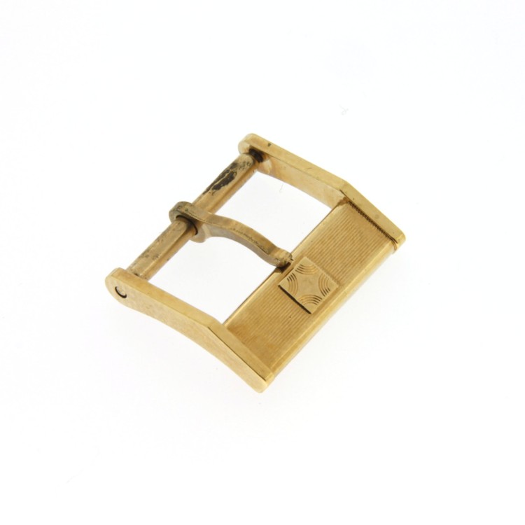 Zenith Fibbia Vintage ardiglione placcato oro 12 mm con Logo