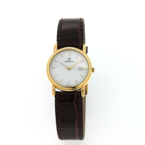 ZENITH misura 26,5 mm Quarzo e in Oro Giallo 750 18 kt